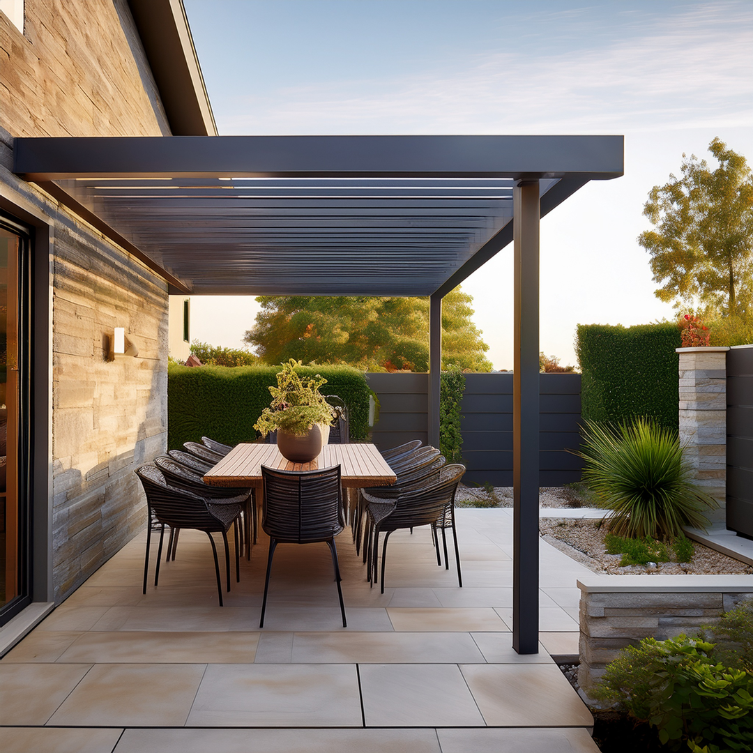 Wall-Mounted Pergolas